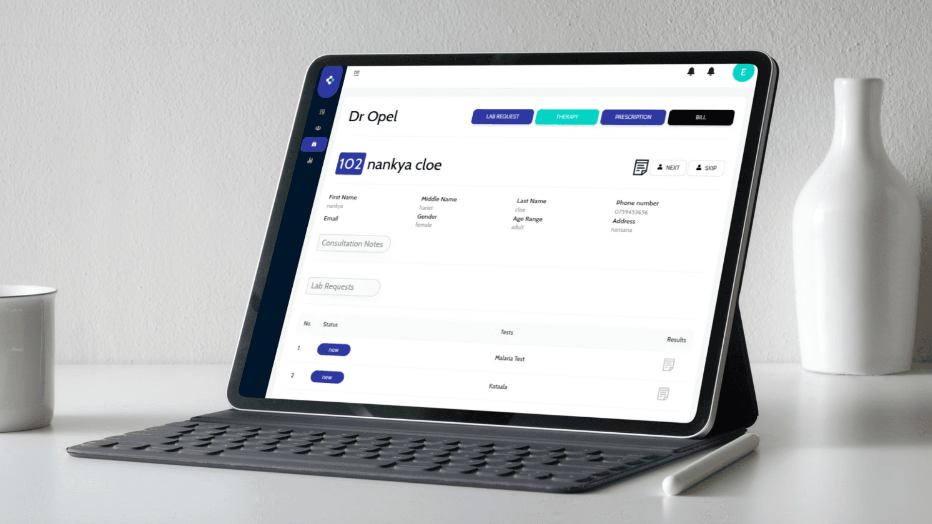 Clinicare Dashboard
